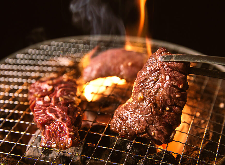 焼きシーン